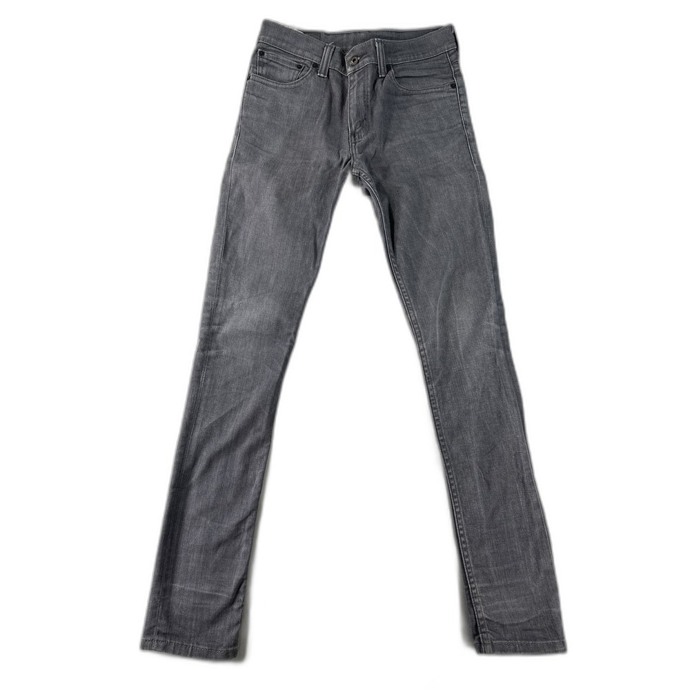 Levi's 510 Straight Leg Jeans 31x32 Gray Stretch Denim Regular Fit pocket Slim